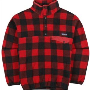 VINTAGE PATAGONIA Plaid Fleece Pullover